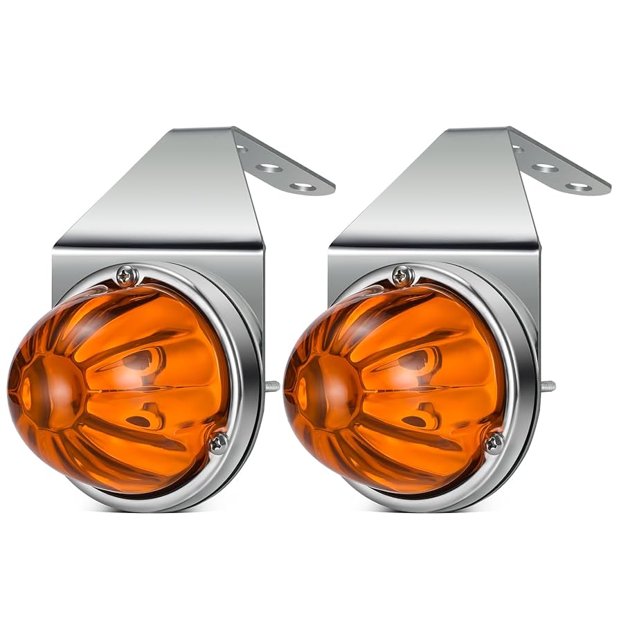 【ma】BrightWin① Milwaukee Twins LED Amber / White Turn Signal Set - RevZilla